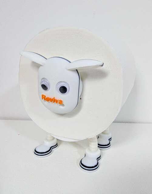 Swansea City Sheep Toilet Roll Holder - Funny Football Gift For Him Or Her, Quirky Bathroom Decor Novelty Swans Soccer Fan Present - image 1