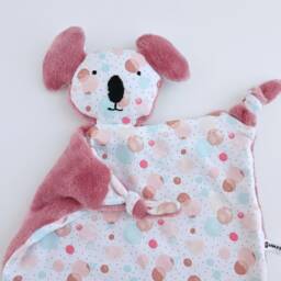 Koala Animal Lovey Cotton Jersey, Baby Blanket, Comforter, Soft Sleeping Toy, Doudou, Girl Secutiry Blanket - thumbnail 3