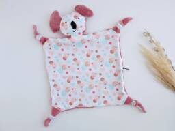 Koala Animal Lovey Cotton Jersey, Baby Blanket, Comforter, Soft Sleeping Toy, Doudou, Girl Secutiry Blanket