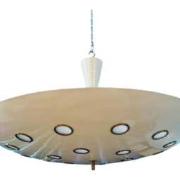 Handmade Brass Pendant Light, Mid Century Ceiling Lamp, Matte Finish, Dining, Kitchen, Entryway Use - thumbnail 3