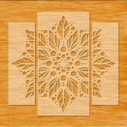 Mandala Panel, Partition Screen, Wall Decor, Hanging Laser, Cnc, Plasma Cricut Cutting File Cdr, Svg, Dxf, Eps Jpg - thumbnail 4