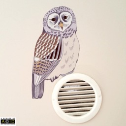 Owl Wall Decal, Woodland Nursery Decor, Forest Decor Nursery, Baby Shower - thumbnail 1