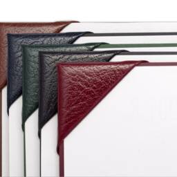 Montana Grained Leather Desk Blotter Cuff & Corner Writing Pad - thumbnail 2