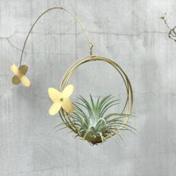 Air Plant Hanger, Kinetic Mobile, Hanging Tillandsia Plants Mobile For Air Plant - thumbnail 2