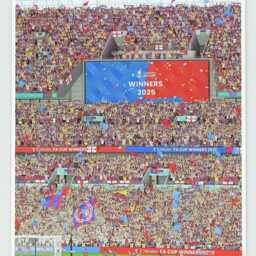 Crystal Palace Fa Cup Winners 2025 Print - Selhurst Park Champions Art Iconic Poster Gift - thumbnail 3