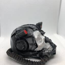 Painted Fallout Inspired Decaying Power Armor Pla Bust - thumbnail 3