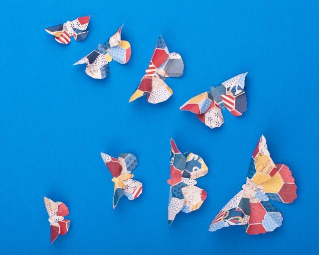 3D Butterfly Wall Art Americana Paper Butterflies For Decor, Nursery, Children's Room - image 1