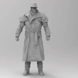 Tyrant X Mr.x Resident Evil 2 Resin 3D Printed Diy Model Kit ~20cm Tall - thumbnail 4