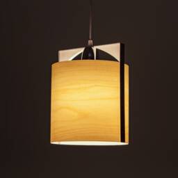 Japandi Wood Pendant Light - Modern Minimalist Sax Cylinder Chandelier, Scandinavian Dining Room Kitchen Fixture - thumbnail 3
