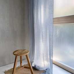 Breathable Linen Curtain, Washed Drapery For Bedroom, Custom Size, Drapes - 1 Pcs - thumbnail 2