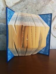 Navy - Folded Book Art -Fully Customizable, Military, Naval