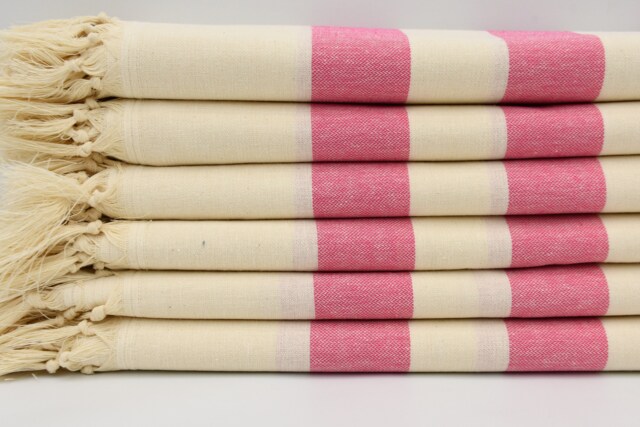 "Pink Towel, Turkish Towel, Cotton Towel, Sauna Towel, Tribal Towel, Picnic Towel, Spa Towel, " - image 1