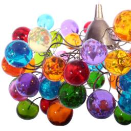 Ceiling Light Fixture With Colorful Bubbles - thumbnail 3