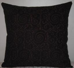 "Conemporary Chenille Decorative Pillow Cover-24""x24" - thumbnail 1