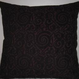 "Conemporary Chenille Decorative Pillow Cover-24""x24" - thumbnail 2