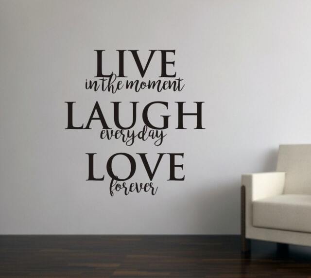 Live Laugh Love Wall Decal, in The Moment Decals, Laugh Everyday Love Forever Live Decal Quotes - image 1