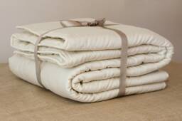 Wool Comforter, All Seasons, Twin Size - 68x86