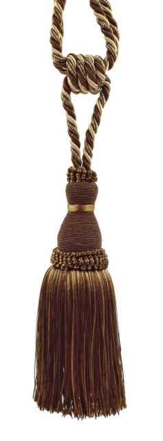 "D??copro Curtain & Drapery Tassel Tieback, Length 8"" - 20cm, Spread 30" - image 1