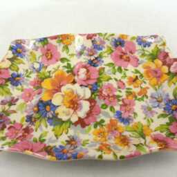 A Pair Of Soap Dishes in Olde England Chintz Design By Heron Cross Pottery - thumbnail 4
