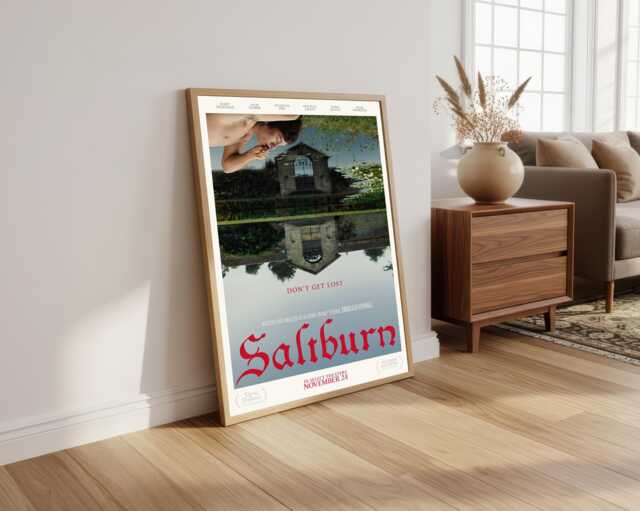 Saltburn Movie Poster Barry Keoghan, Jacob Elordi, Emerald Fennell, Oxford Wall Art - image 1