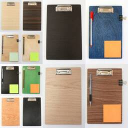 Zebrano Wood Clipboard Dark A4 Clipboard - thumbnail 4