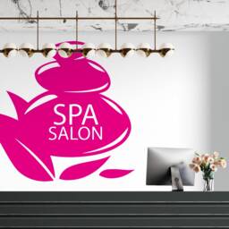 Spa Salon Wall Decal Woman Face Skincare Quote 3014 - thumbnail 3