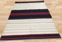 Handwoven Afghan Kilim Rug, Modern Bohemian Floor Rug - 283 X 204 cm - thumbnail 2