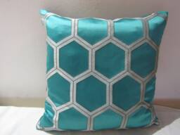 Designers Guild Fabric Zardozi Azure Cushion Cover/Pillow - thumbnail 1