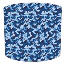 Camouflage Army Print Children's Drum Lampshade For Ceiling Light Pendants Or Table Lamp Bases - thumbnail 2
