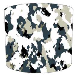 Camouflage Army Print Children's Drum Lampshade For Ceiling Light Pendants Or Table Lamp Bases - thumbnail 4