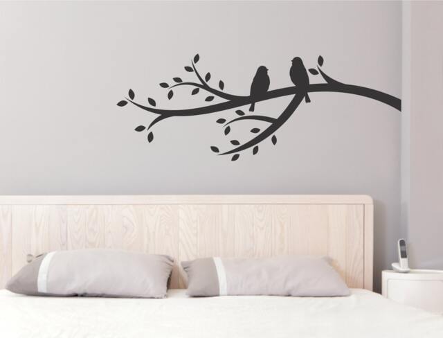 Tree Branch Wall Decal - Birds On Vinyl And - image 1