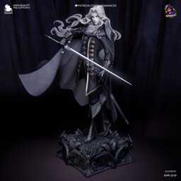Alucard - Castlevania 3D Printed Figure 110 Scale - thumbnail 4