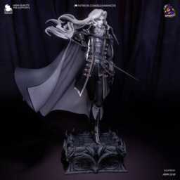 Alucard - Castlevania 3D Printed Figure 110 Scale - thumbnail 2