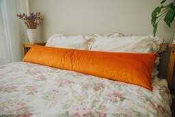 Long Lumbar Pillow Custom Sizes Luxury Velvet Lumbar Cover With Insert Bedroom Decor - thumbnail 1