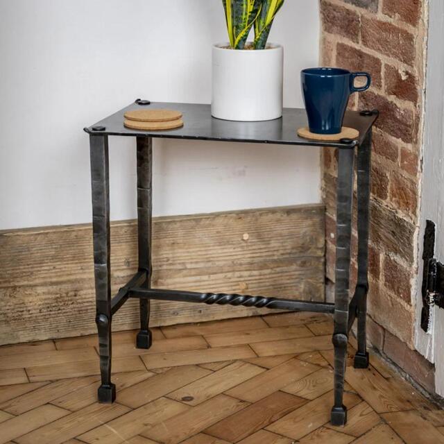 Hand Forged Small Side Table - image 1