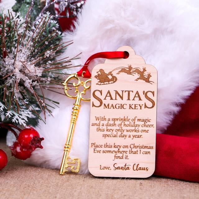 Santa's Magic Key - Santa Christmas Eve Box Decoration- Sprinkle Of - image 1