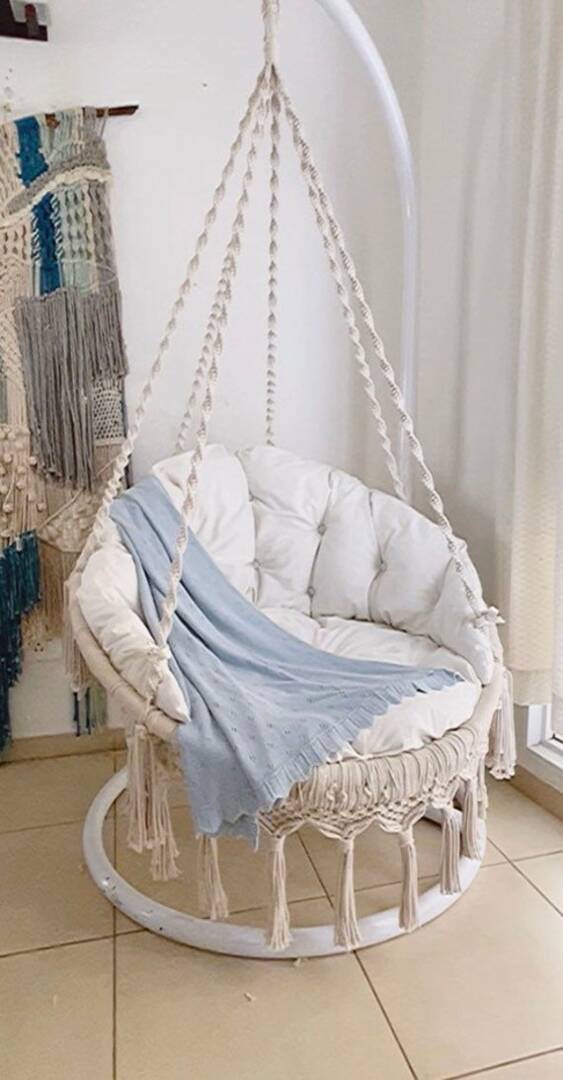 Chair For Bedroom Hammock Chair With Stand Macrame Hanging Chair