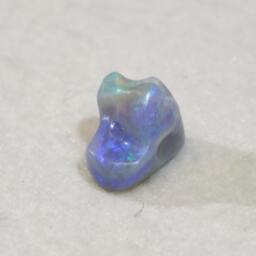 Black Opal Green Blue Carving Of An Old Boot 4.72Ct Lightning Ridge Australian Opal - thumbnail 3