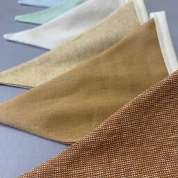 Linen Bunting - Earth Tones Baby Shower Nursery Decor Wall Hanging Room Garland Multi Colour - thumbnail 3