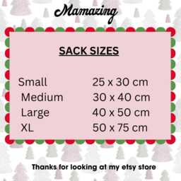 Pooh Bear Christmas Sack For Eve, Morning, Presents, Xmas Stocking. Baby 1St Christmas, Family Bags. Winnie The Pooh - thumbnail 4