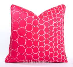 Christian Lacroix Pearls Pink Contemporary Luxury Designer Cushion Pillow Cover - thumbnail 1