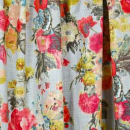 "Pair 25 Or 50"" Wide Hgtv Garden Odyssey Fog Rod Panels Drapes Cafe Curtains 24 36 48 63 72 84 96 108 120 132"
