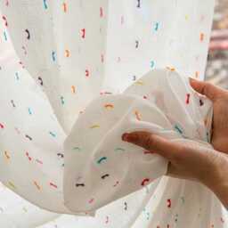 Custom Curtains Rainbows Net Sheer Voile Curtain For Bedroom Living Room - thumbnail 1