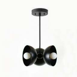 Mid Century Modern Black Chandelier Ceiling Lighting Kitchen Living Room Light Dining - thumbnail 1