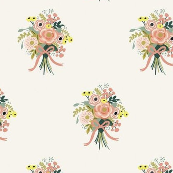 Rifle Paper Co. Cotton Crib Sheet - Floral Fitted Baby Bedding - image 1