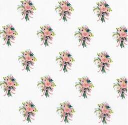 Rifle Paper Co. Cotton Crib Sheet - Floral Fitted Baby Bedding - thumbnail 2