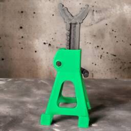 3D Printed Jack Stand Phone & Business Card Holder - thumbnail 2