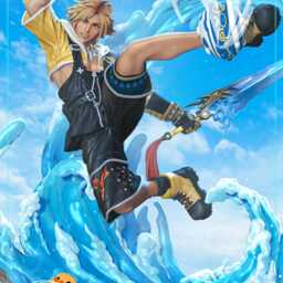 Tidus - Final Fantasy X 3D Printed Figure 110 Scale - thumbnail 2