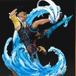 Tidus - Final Fantasy X 3D Printed Figure 110 Scale - thumbnail 3