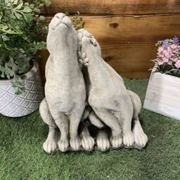 stone Garden Loving Moon Gazing Hare Ornament - thumbnail 3